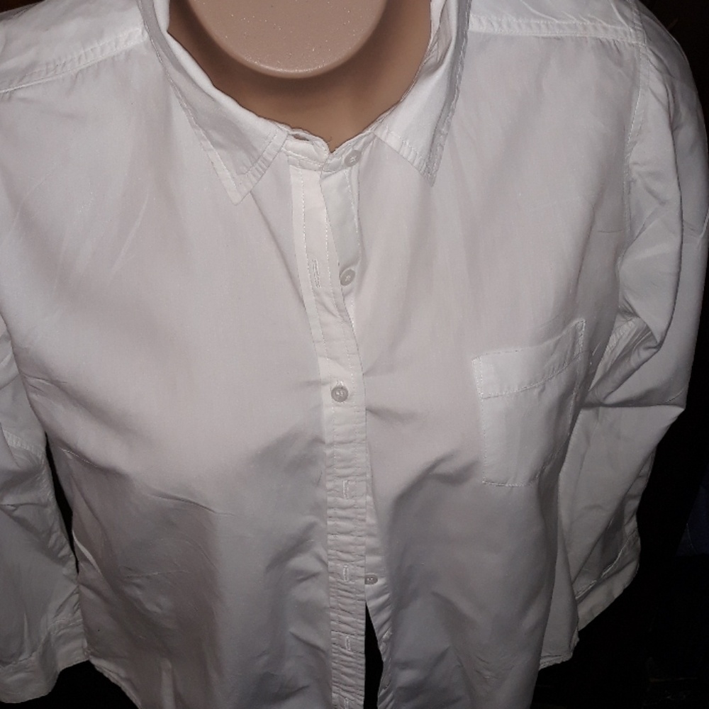 Faded glory white cotton size xl